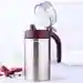 OIL DISPENSER STAINLESS STEEL WITH SMALL NOZZLE 500ML OIL CONTAINER.
