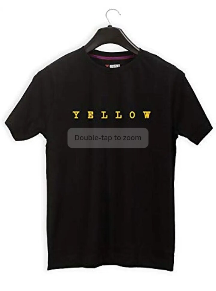 T-shirt Truck Graphic Printed T-Shirt for Men &amp; Women | Yellow |