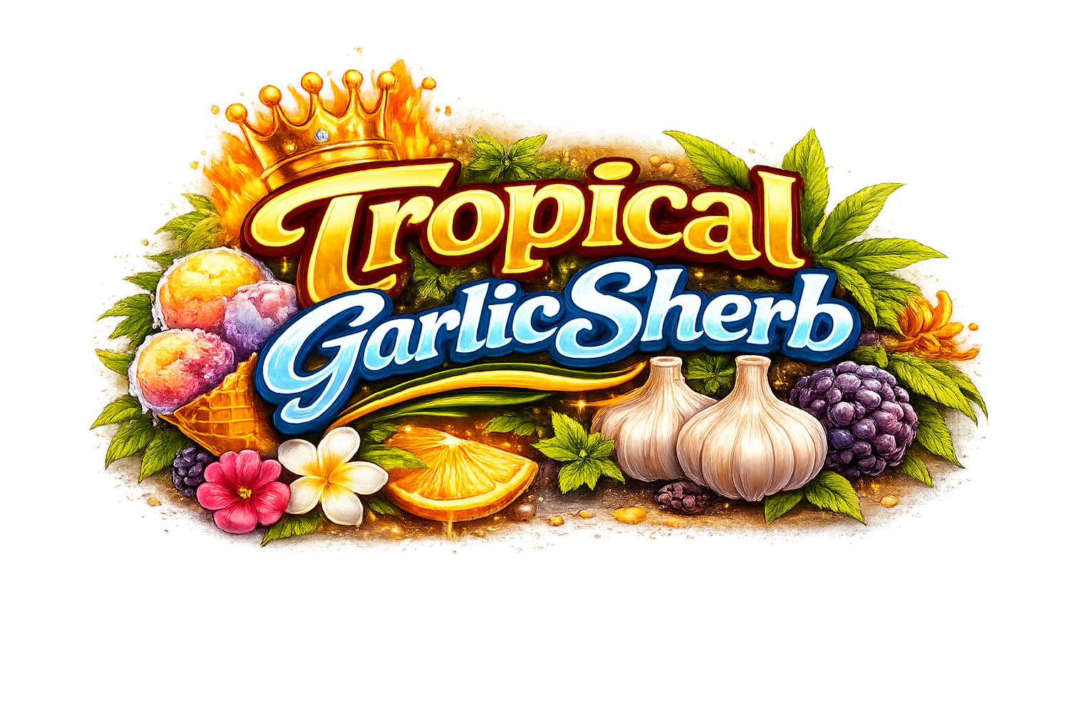 TROPICAL GARLIC SHERB aka TROPICAL GARLIC GAS - (8 SEEDS)