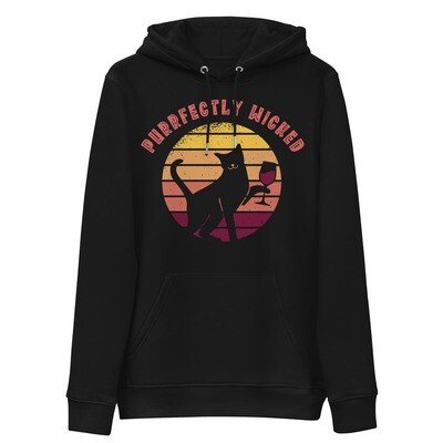 Purrfectley Wicked Essential Eco Hoodie (unisex)