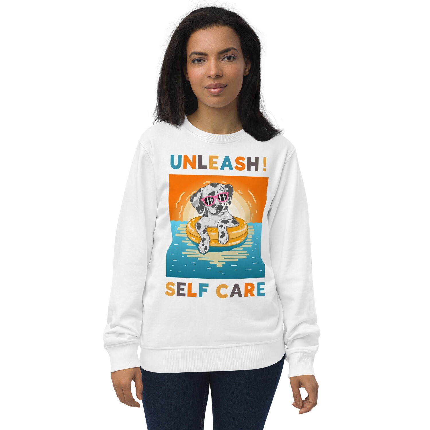 Organic Cotton Unleash Self Care Sweatshirt