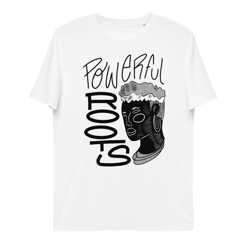Powerful Roots Unisex Organic Cotton Tshirt