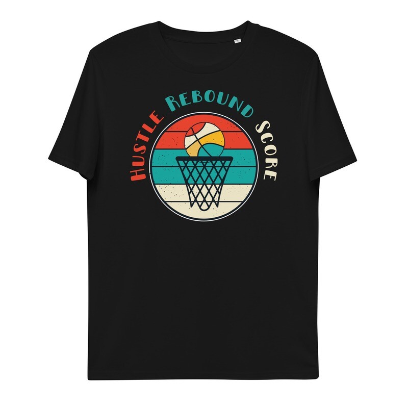 Unisex Organic Cotton Hustle Rebound Score Tshirt
