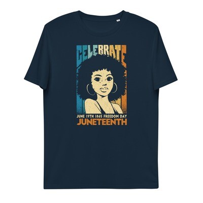 Celebrate Juneteenth Unisex Organic Cotton Tshirt