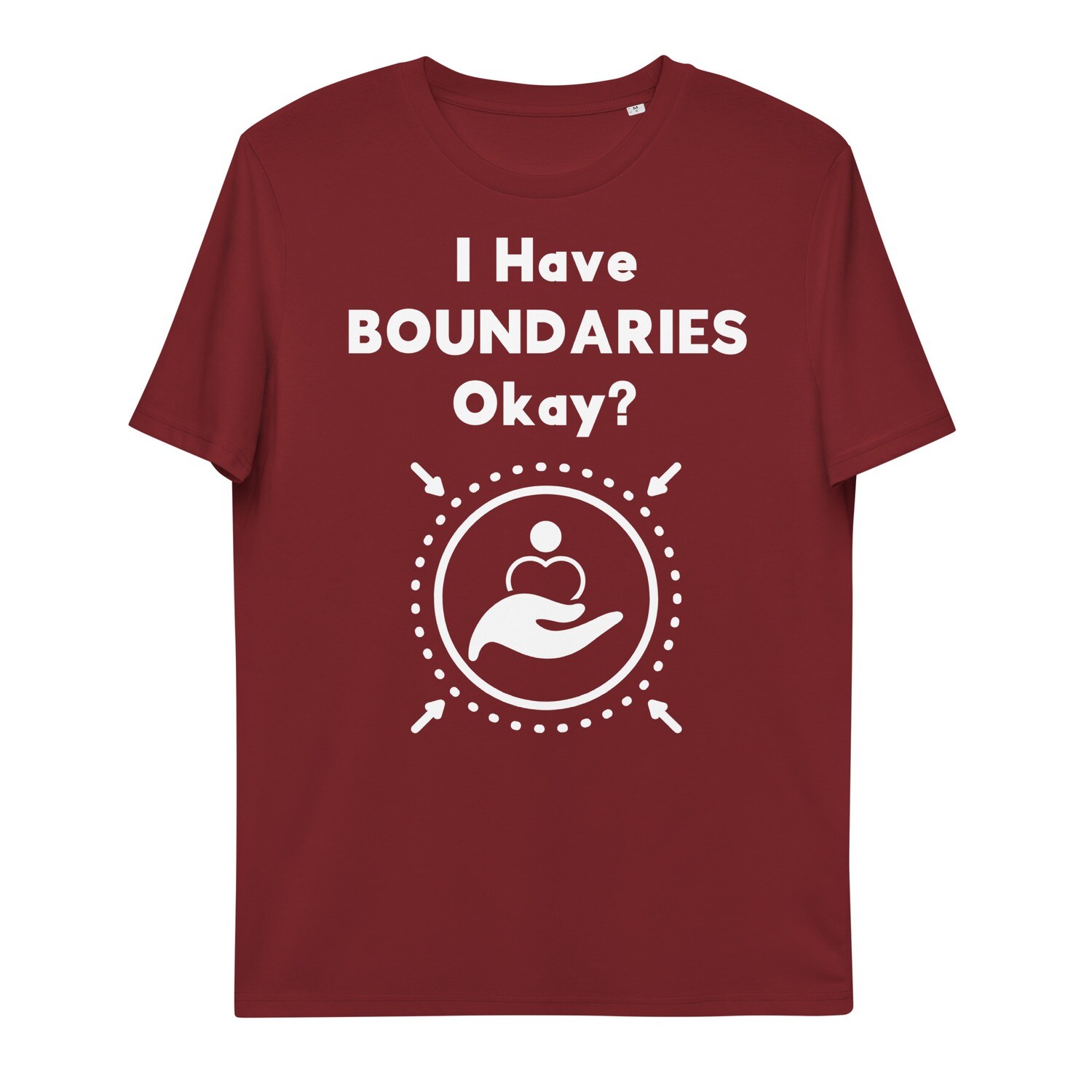 Unisex Organic Cotton I Have Boundaries Tshirt (2 colors)