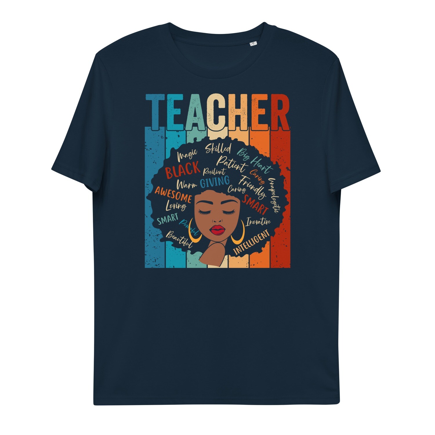Organic Cotton Black Teachers Matter Tshirt