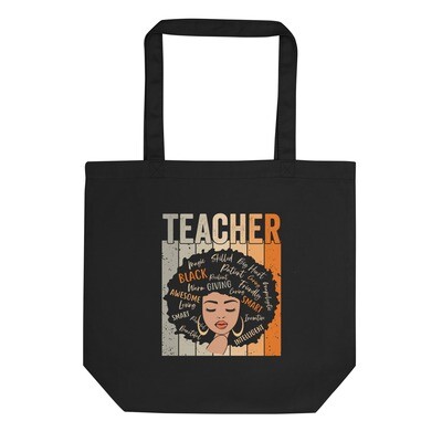 Black Teachers Matter Double Sided Eco Tote Bag