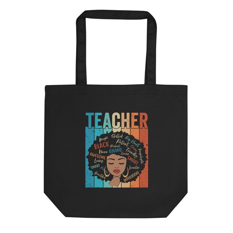 Black Teachers Matter Double Sided Eco Tote Bag
