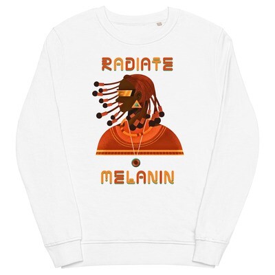 Afrofuturism Black Woman Organic Sweatshirt