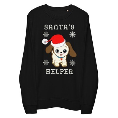 Santa’s Helper Holiday Sweatshirt (Organic Cotton)