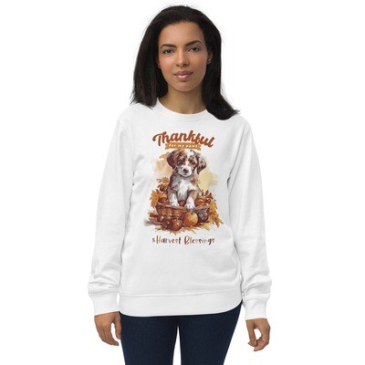  Thanksgiving Grateful Dog Sweatshirt (Organic Cotton)