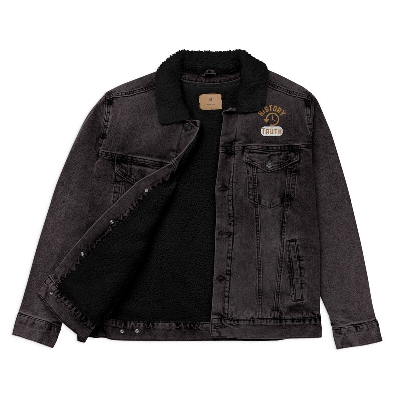 Ecofriendly Denim Sherpa Lined Jacket (Unisex)