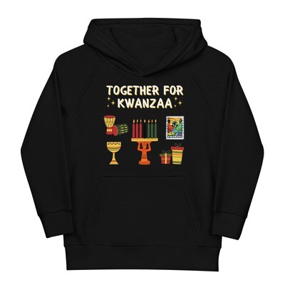 Child Together for Kwanzaa Eco Friendly Hoodie