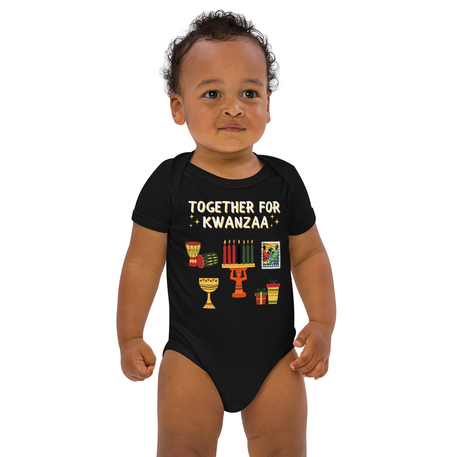 Together For Kwanzaa Organic Cotton Baby Onesie 