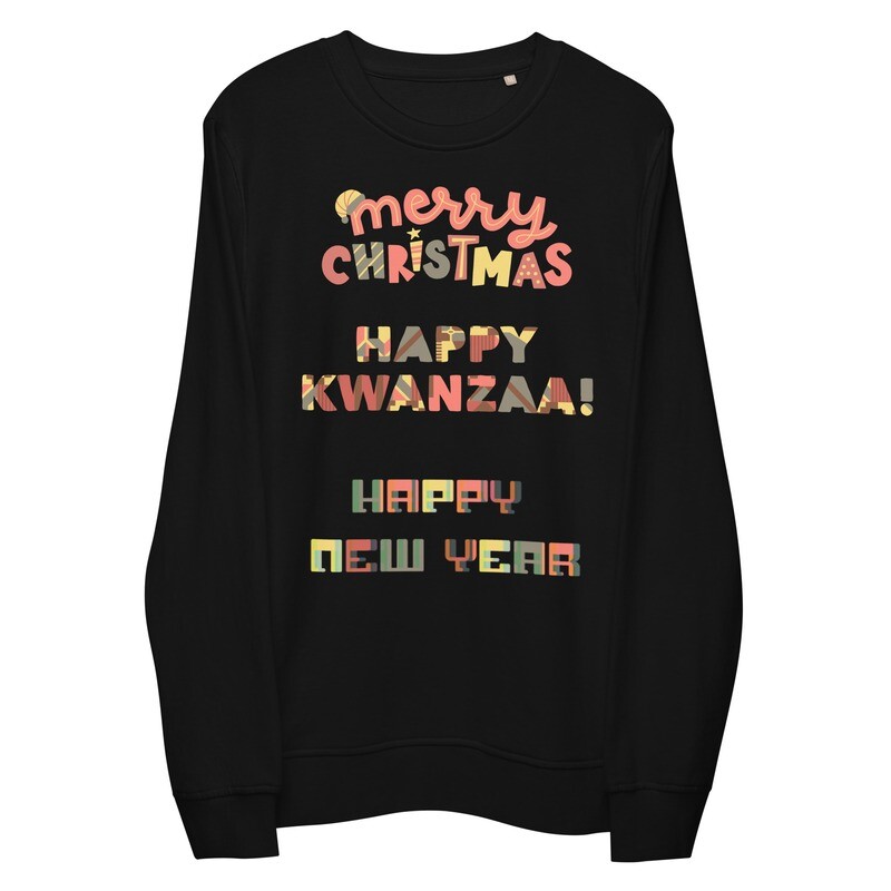 Eco Friendly Holiday Shirt (Christmas, Kwanzaa, New Year)