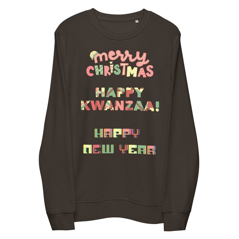 Eco Friendly Holiday Shirt (Christmas, Kwanzaa, New Year)