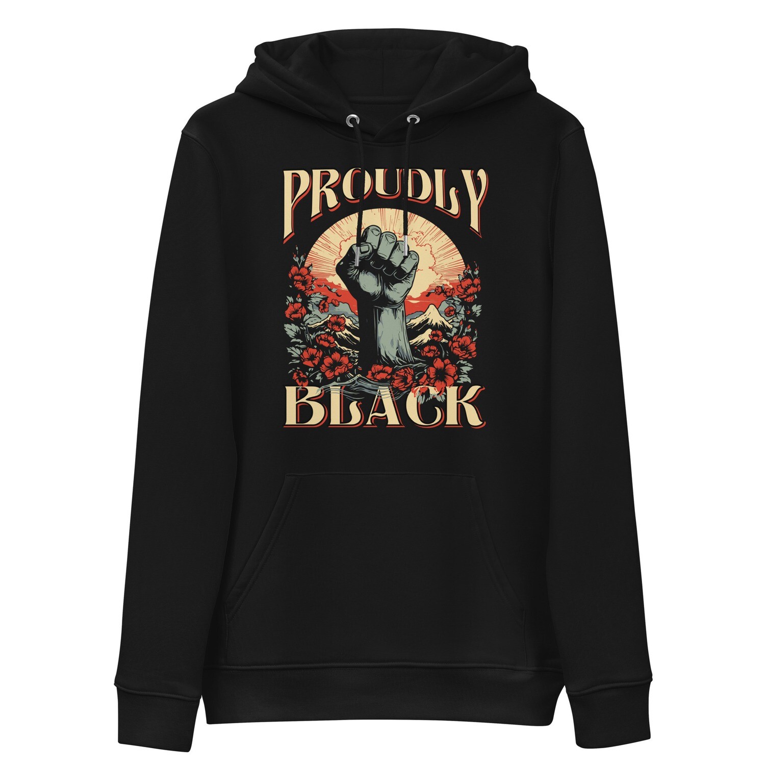 Proudly Black Eco Hoodie