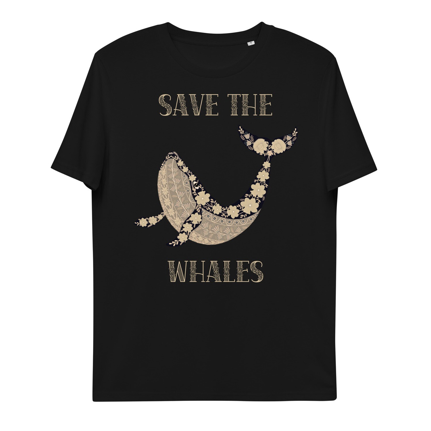 Save The Whales  Organic Cotton T-shirt