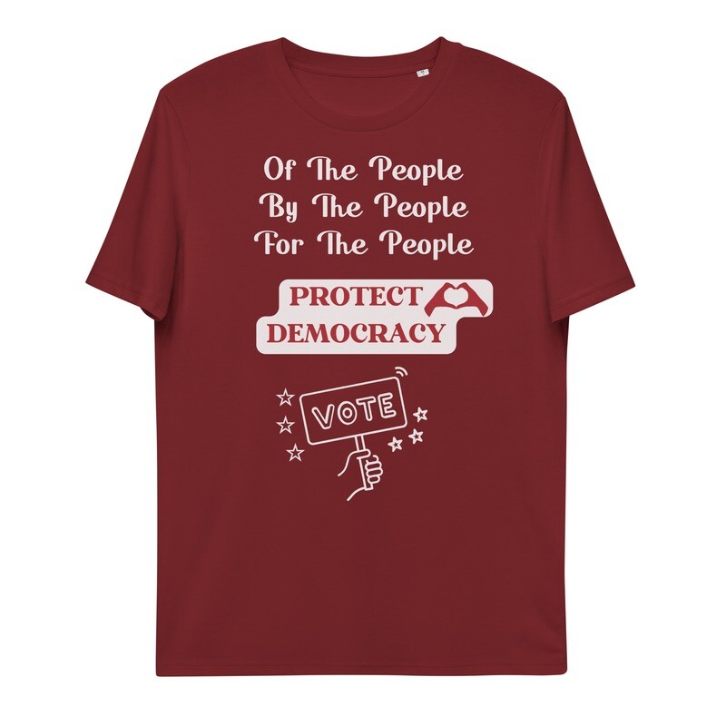Protect Democracy Organic Cotton Tshirt