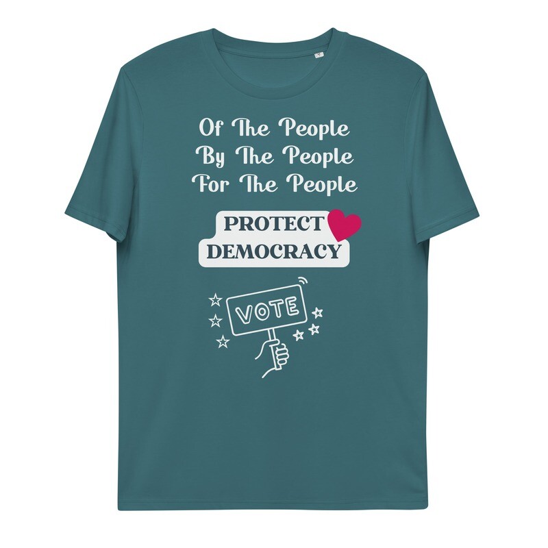 Protect Democracy Organic Cotton Tshirt