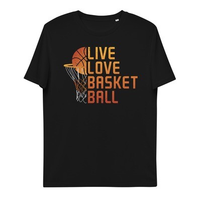Love of Basketball unisex organic cotton t-shirt