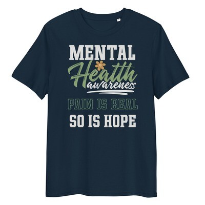 Mental Health Awareness and Hope Organic Cotton Tshirt