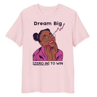 Organic Cotton Dream Big Motivational Tshirt