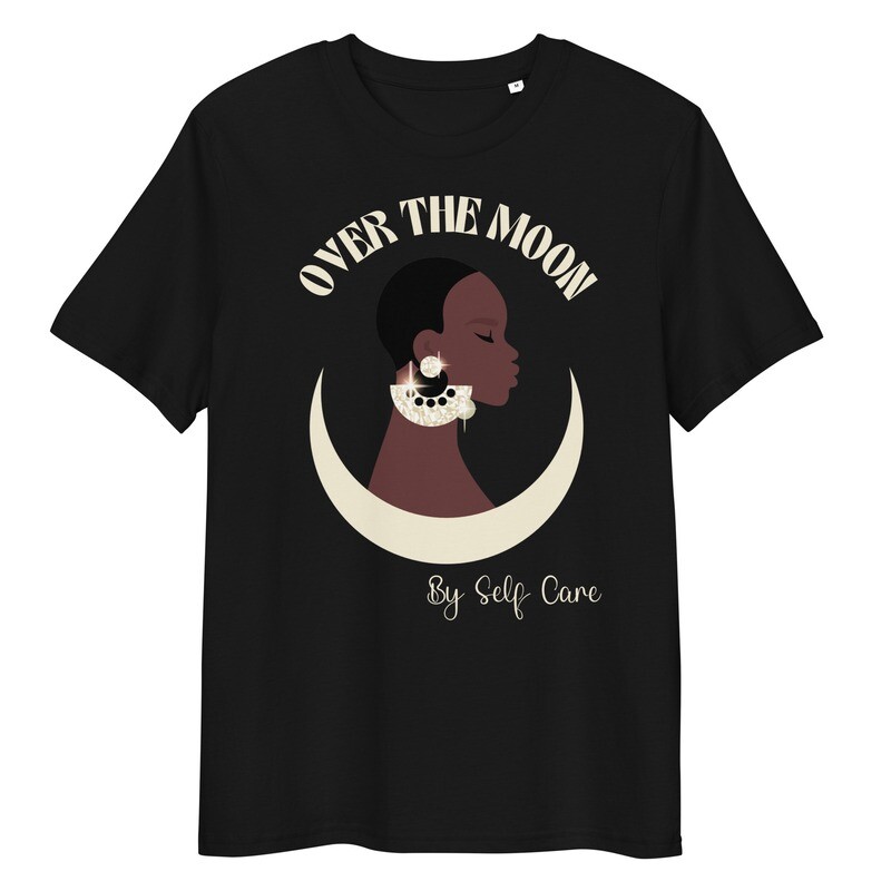 Organic Cotton Over the Moon and Self Care Tshirt 