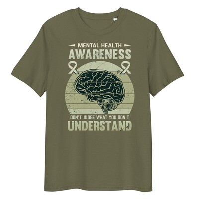 Mental Health Awareness unisex organic cotton t-shirt