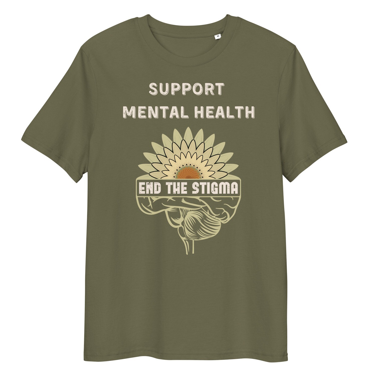 Support Mental Health unisex organic cotton t-shirt