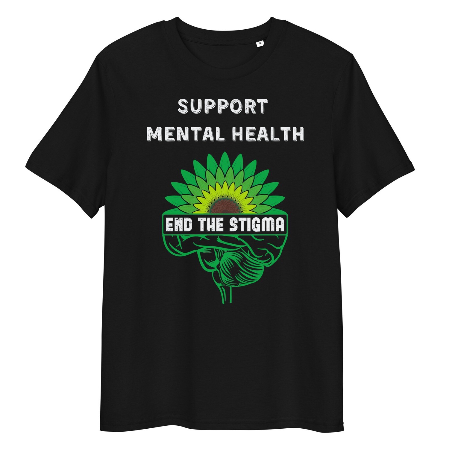 Support Mental Health unisex organic cotton t-shirt