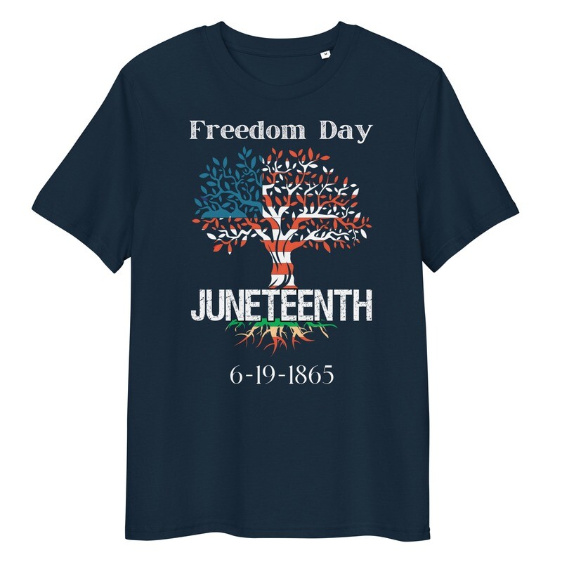 Organic Cotton Juneteenth Tree of Life Unisex organic cotton t-shirt