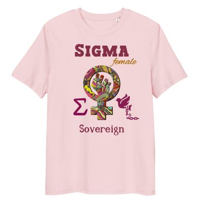 Organic Cotton Sigma Female Power Tshirt