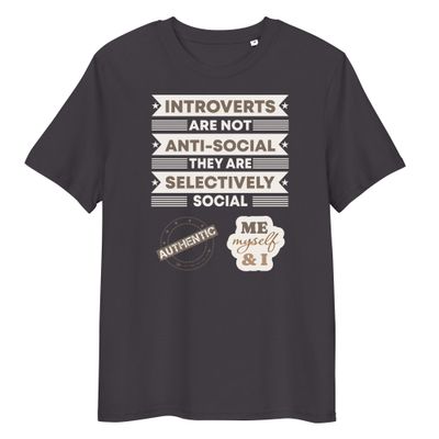 Organic Cotton Introvert Shirt (anthracite)