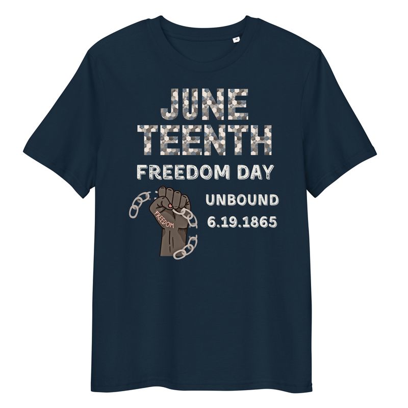 Organic Cotton Juneteenth (quilt design) Shirt 