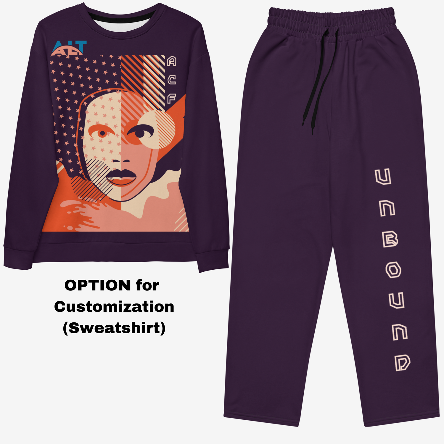 Alt Sweatshirt and Jogger Set (Custom OPTIONS)