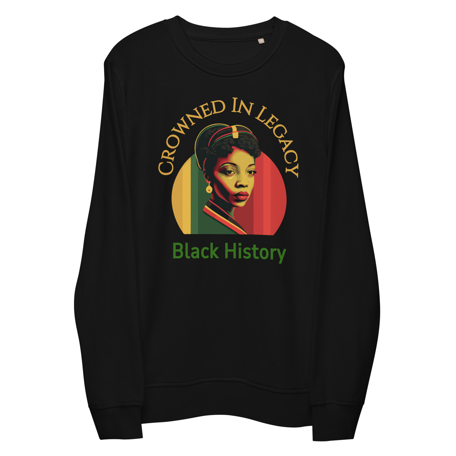 Crowned in Legacy Organic Cotton Black History Sweatshirt