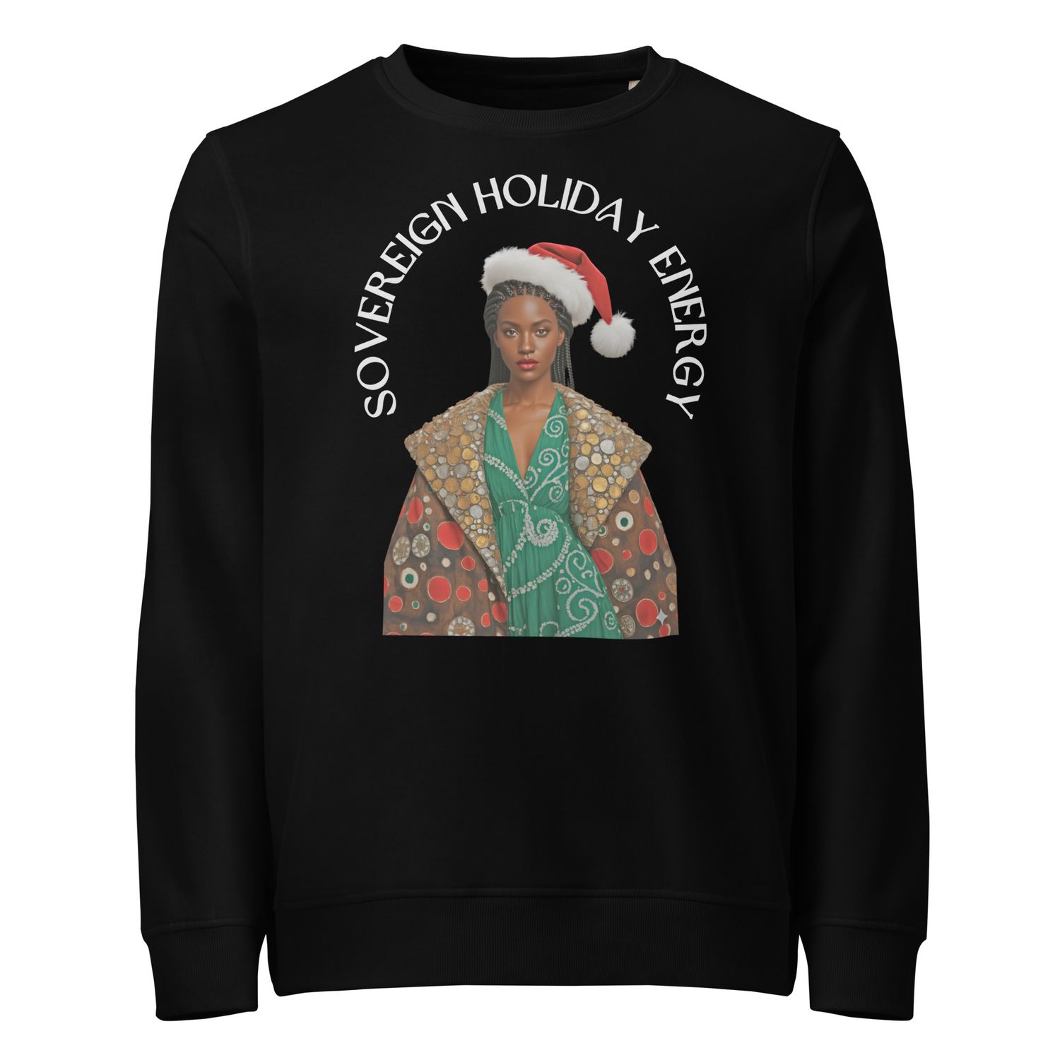 Organic Cotton Afrocentric Holiday Sweatshirt