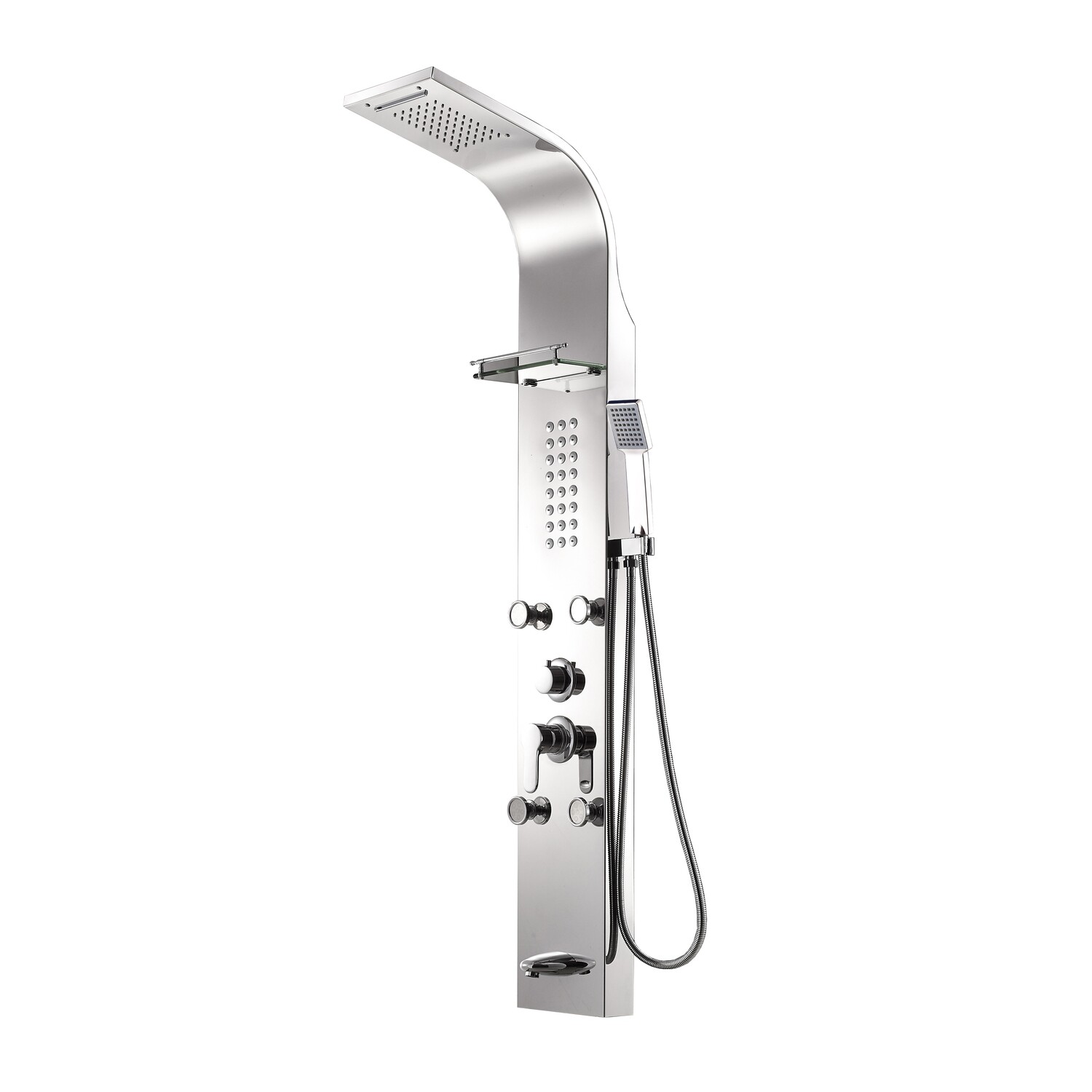 59&quot; Stainless Steel Shower Panel