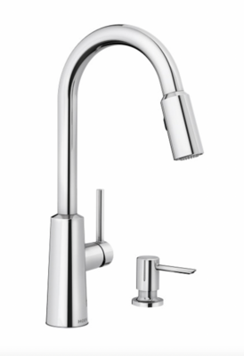 MOEN Nori 1-Lever Handle High-Arch Pull-Down Spray Kitchen Faucet