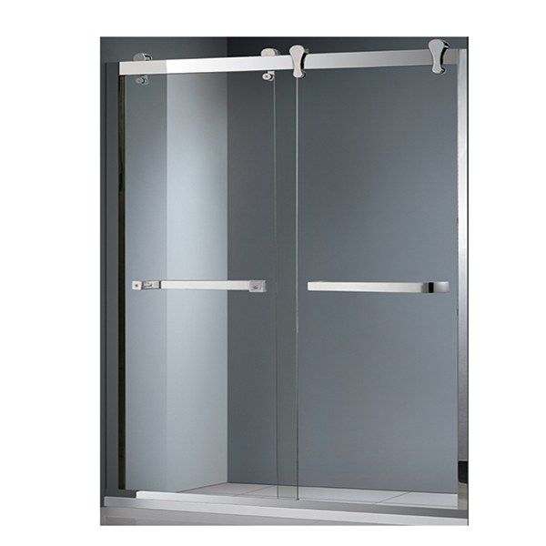 60&quot; x 72&quot; Sliding Shower Door, 8MM Thick Glass, Framed Both Sides