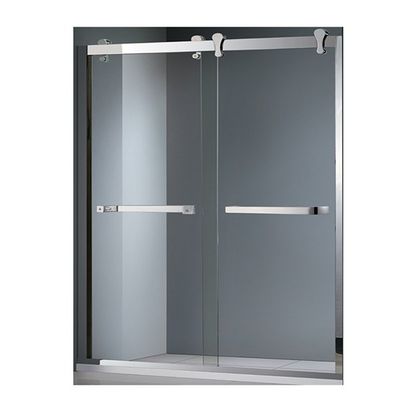 60&quot; x 72&quot; Sliding Shower Door, 8MM Thick Glass, Framed Both Sides