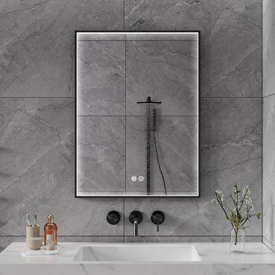 Framed LED Bathroom Mirror