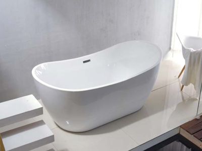 Acrylic Freestanding Bathtub, 63" Acrylic Freestanding Bathtub, 63"