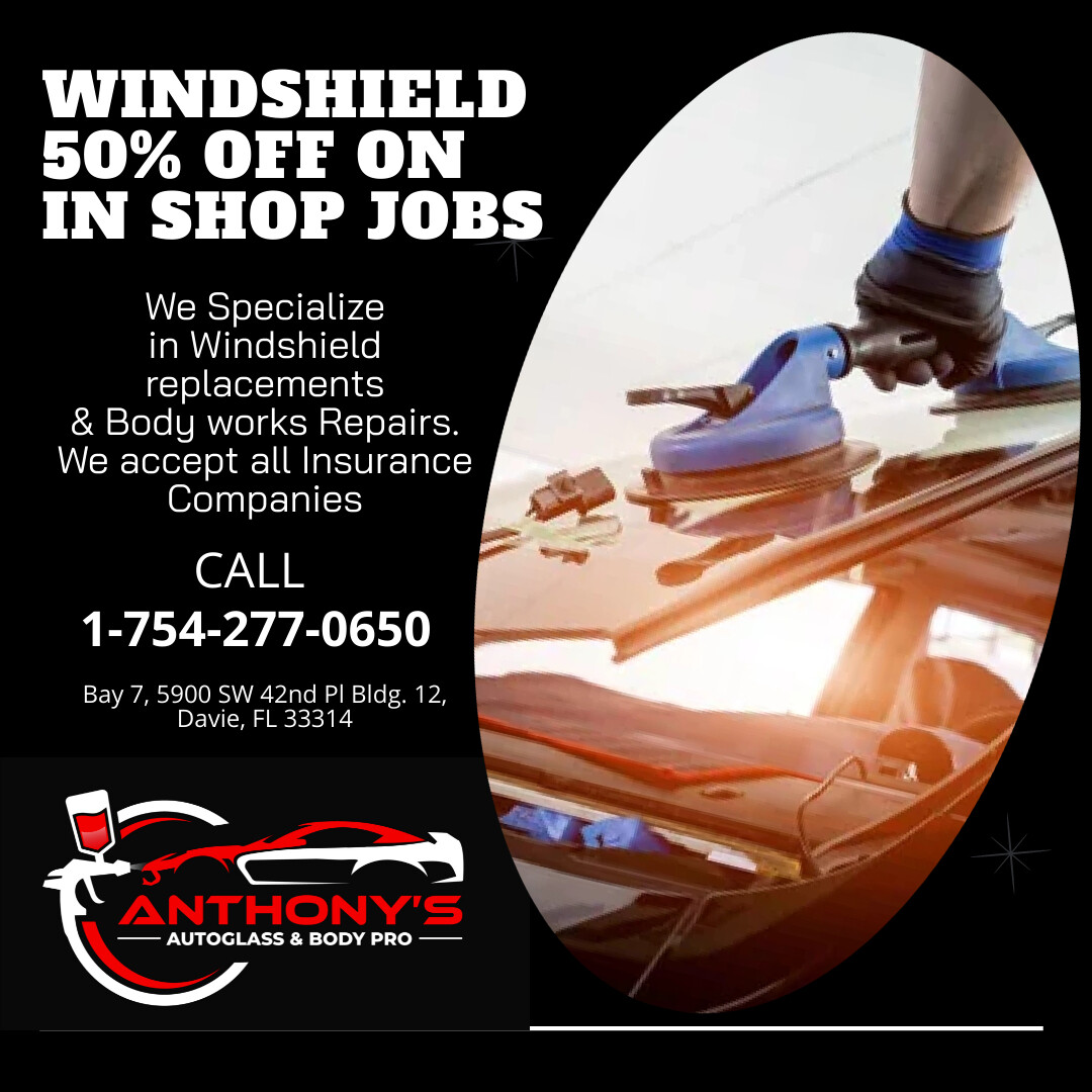 auto glass starting at $175 installed inshop
