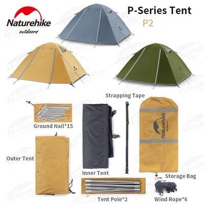 Naturehike P Series 2P Ultralight Camping Tent  2 Person