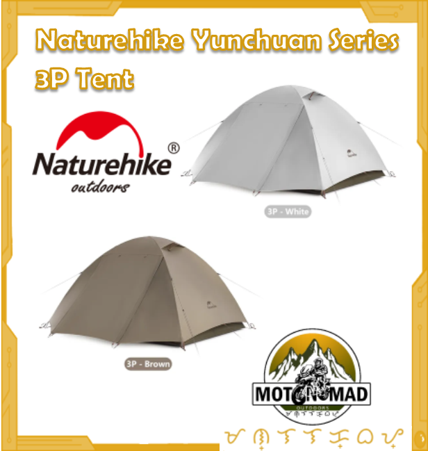 Naturehike Yunchuan Series 3P Tent - Brown