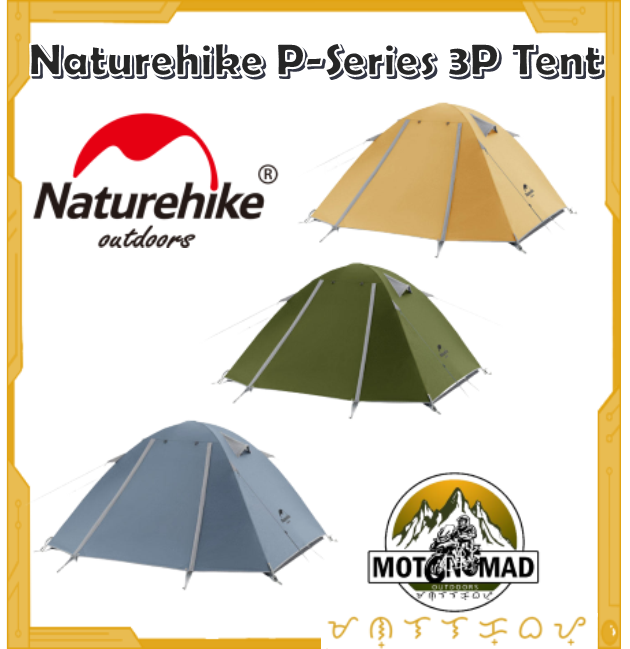Naturehike P Series 3P Ultralight Camping Tent - 3 Person