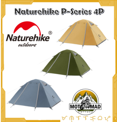Naturehike P Series 4P Ultralight Camping Tent - 4 Person