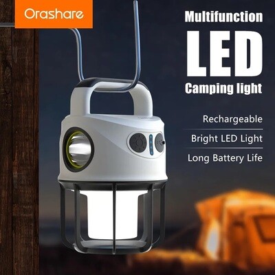 Orashare Rechargeable Camping Emergency Outdoor Light LED Floodlight